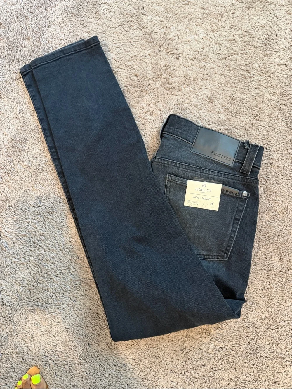 Fidelity Black Skinny Men’s Jeans